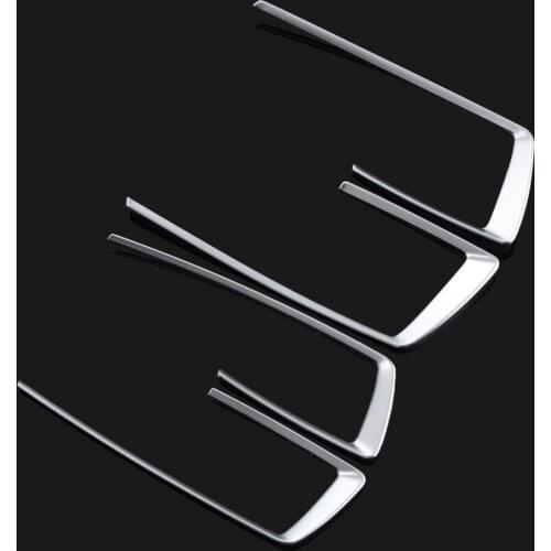 Car Styling 4PCS/SET For BMW 3 4 series F30 F35 3GT 316i 320li 328li 325li 335li Car Pearl Chrome control panel Decorative Cover