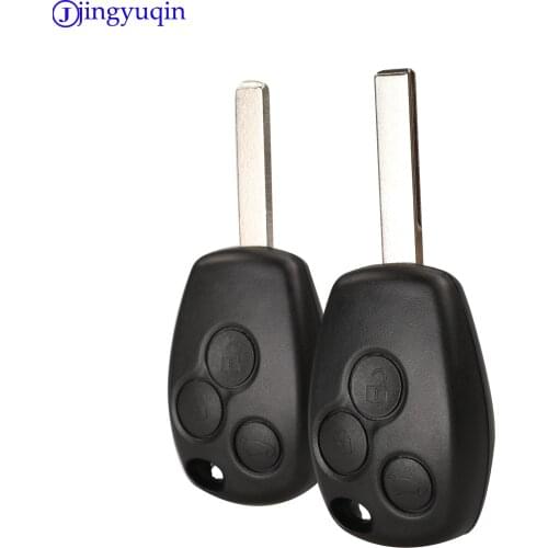 Jingyuqin 3 Buttons Replacement Key Shell Case For Renault Scenic Clio Modus Laguna Kangoo Megane Remote Control Car Key Cover