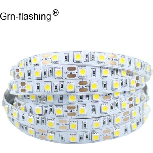 5050 RGB Led strip Light 60LED/M DC12V 5M/lot Flexible LED Light for Holiday Christmas indoor decoration lamp lighting