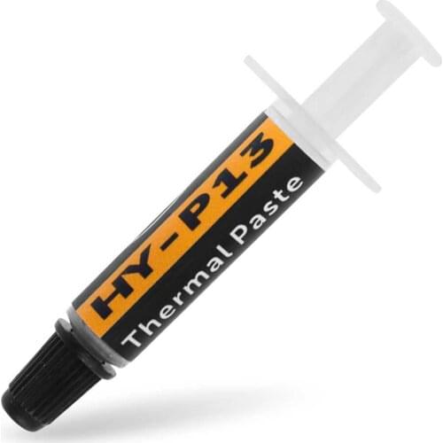 Thermal Interface Material Halnziye HY-P13 13.4W/m-k 0.5g Syringe Grey Compound Grease Paste TIM Gel Heat Sink for CPU