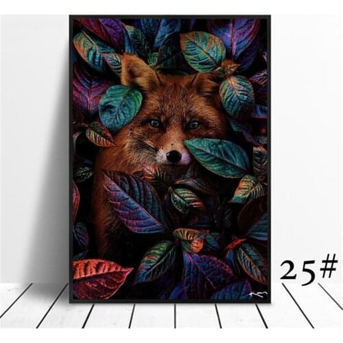 Animal Flower Lion Tiger Elephant Elk Orangutan DIY Cross Stitch Embroidery 11CT Kits Craft Needlework Set Cotton Sale