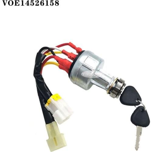New 14526158 excavator accessories suitable for EC55/60/210/240 ignition start switch electric door lock VOE14526158