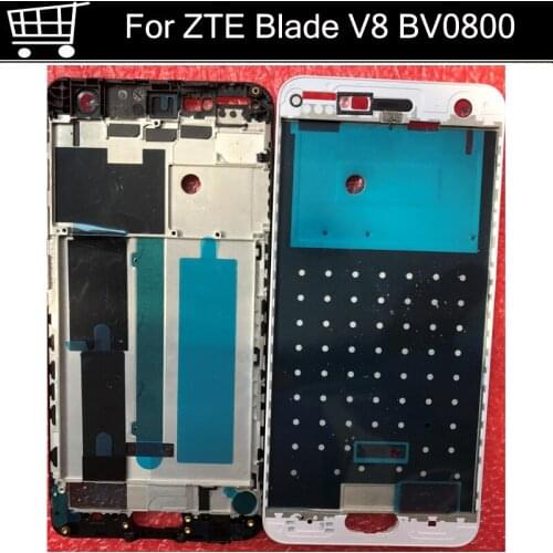 Original LCD Holder Screen Front Frame For ZTE Blade V8 BV0800 Housing Case middle Frame No Power Volume Buttons