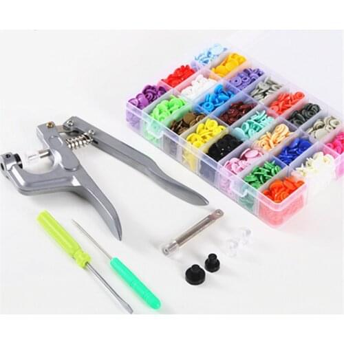 T3/T5/T8 Plastic Snap Button Fasteners Folder Dark Buckle Button Garment Accessory Baby Clothes Quilet Cover Sheet Resin Buttons