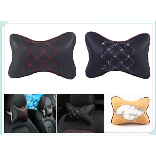 Auto safety pillow car headrest breathing seat head rest cushion for Porsche Macan Cayenne 911 Panamera Mission