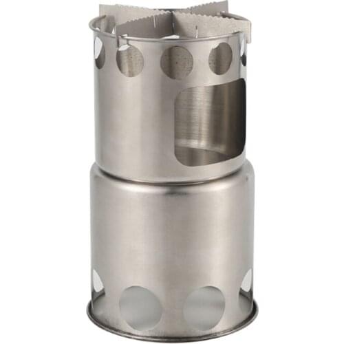 Portable Mini Camping Folding Windproof Pot Set /Stove Outdoor Barbecue Cookware U7EF