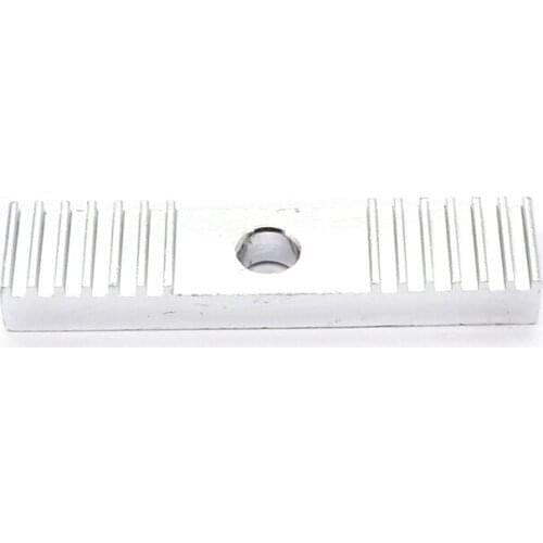 2pcs Reprap DIY GT2 Timing Belt Fixing Piece Aluminum Alloy Tooth pitch 2mm Clamp Fixed Clip 9*40mm CNC For 3 D Printer parts