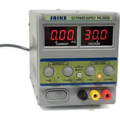 SAIKE 305D DC Regulated power supply 30V 5A adjustable voltage notebook mobile phone maintenance Laboratory power supply