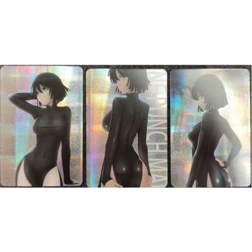 3pcs/set ONE PUNCH MAN Tatsumaki Sexy Toys Hobbies Hobby Collectibles Game Collection Anime Cards