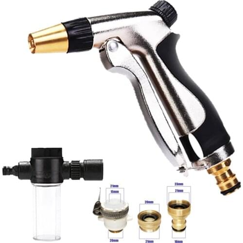 Hose Garden Watering Nozzle Sprinkler Foam Cleaning Water Gun High Pressure Spray Gun Car Washing Machine Cleaning Machine 2021