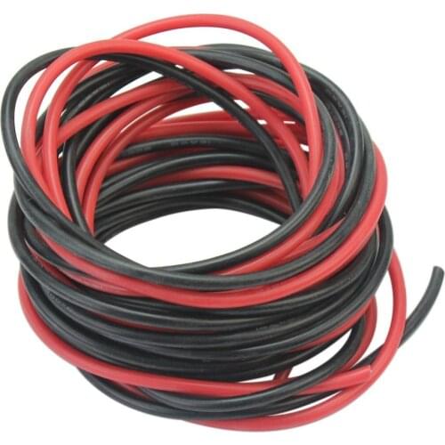 ALLiSHOP 26# AWG 26 AWG Flexible Silicone Wire RC Cable 26AWG 30/0.08TS Outer Diameter 1.5mm Electrical Wires