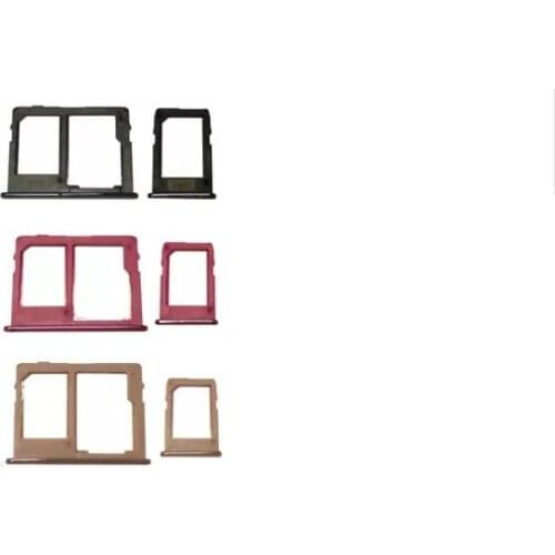 10PCS For Samsung Galaxy J4+ J6+ J4 J6 Plus J415F J610F 2018 Sim Card Slot Tray Holder Sim Card Reader Socket Replacement Part