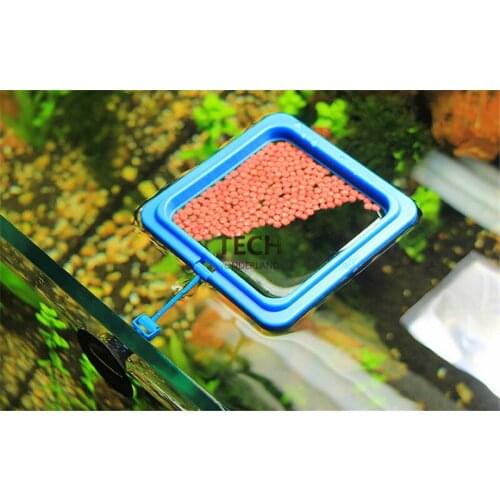 2PCS High Quality Fish Feeding Plastic Round Aquarium Fish Tank Ring Feeder Floating Food Circle/Square