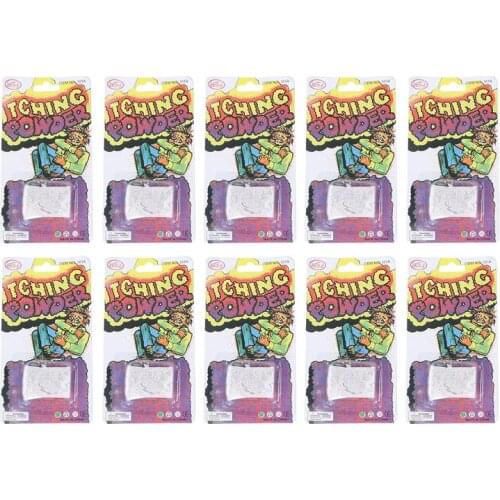 20PCS Halloween Trick Prop Itching Powder Prank Party Supplies Perfect for Joke Surprise April Fools' Day