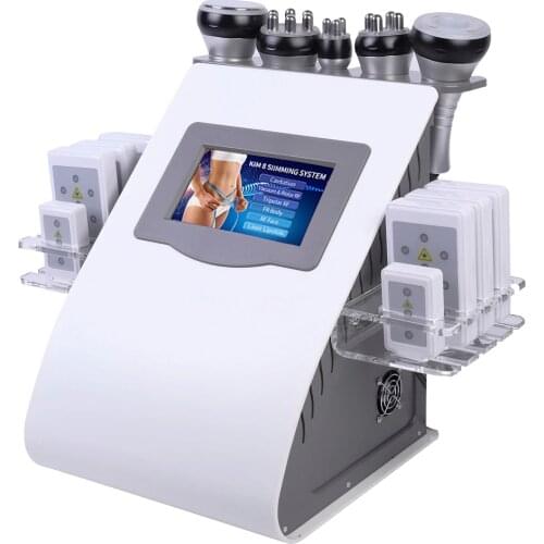 2020 Hot Product 6 in 1 Vacuum Laser Radio Frequency RF 40K Cavi Lipo Slimming Ultrasonic Liposuction Cavitation Machine For Spa