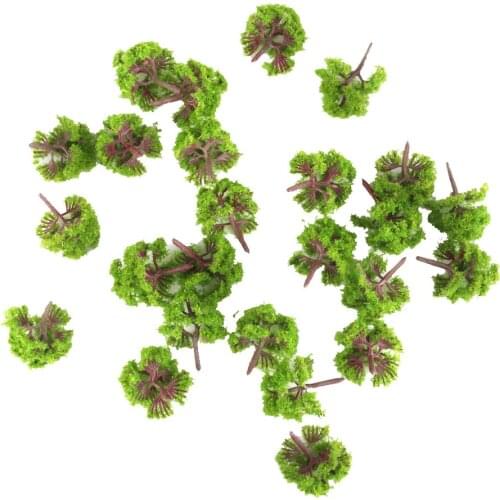 25x Z SCALE Model Train Trees Street Layout Garden Landscape Wargame Diorama