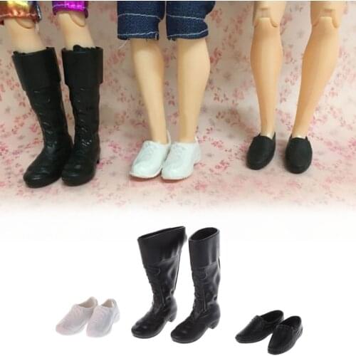 3 Styles Combination Cusp Shoes Leather Shoes Boots Accessories For Ken Doll