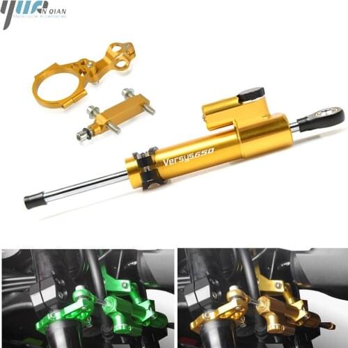 FREE SHIPPING For Kawasaki VERSYS 650 VERSYS650 2015-2020 2019 2018 Motorcycle Steering Stabilizer Damper Mounting Bracket Kit