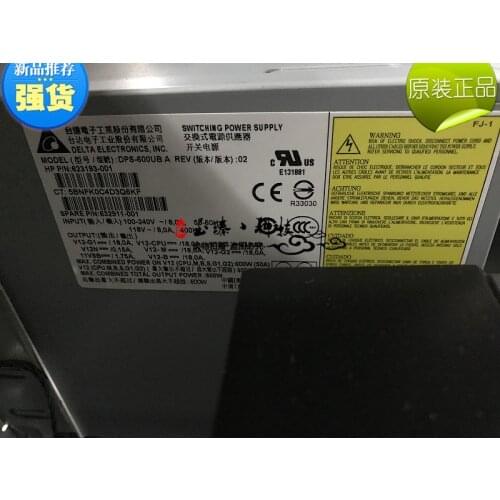 For HP Z420 Workstation Power Supply 600W DPS-600UB A 623193-001 632911-001