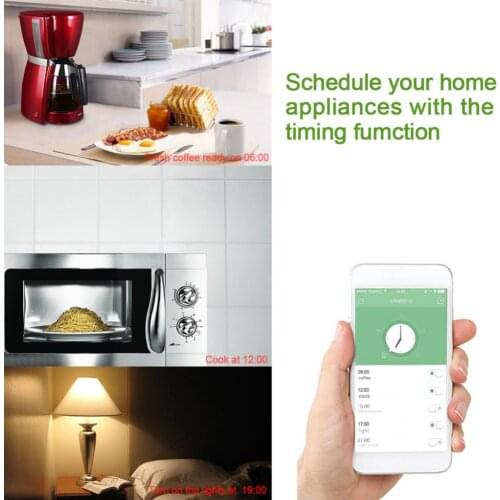 Home Smart Plug Mini Socket Wifi Outlet US Plug Compatible with Amazon Alexa