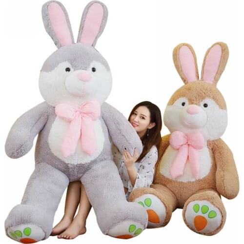 Fancytrader 59'' Giant Stuffed Bunny Plush Toys Soft Large Animals Rabbit Doll 150cm JUMBO Great Gift 3 Sizes FT16436