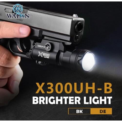 WADSN X300UH-B Tactical Under barrel flashlight Glock 17 19 airsoft armas Airsoft weapons pistol surefire Hunting accessories