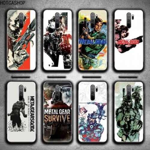 Hot game Metal Gear Phone Case for Redmi 9A 8A 7 6 6A Note 9 8 8T Pro Max Redmi 9 K20 K30 Pro