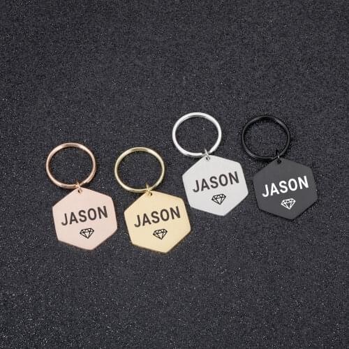 Free Engraving Dog ID Tags Personalized Cat Puppy Name Anti-lost Dogs Collar Pendant Tag Pet Accessories Nameplate Pendant