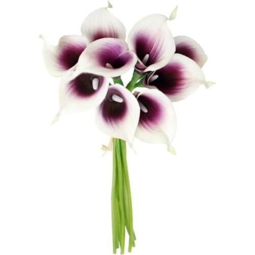 Simulation Flower Decor Fake White And Blue For Wedding Bouquets Home Party Bouquet Holding Flowers Artificial