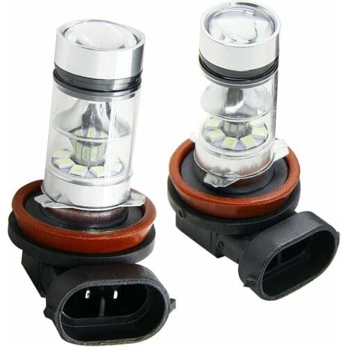 360° Headlight Bulb Kit LED 100W 2323 2x 8000K Bright Fog Lamp H11 H16