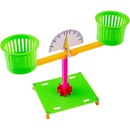Kid DIY Balance Scale Model Count Game Puzzle Toy Science Experiment Teaching Aid