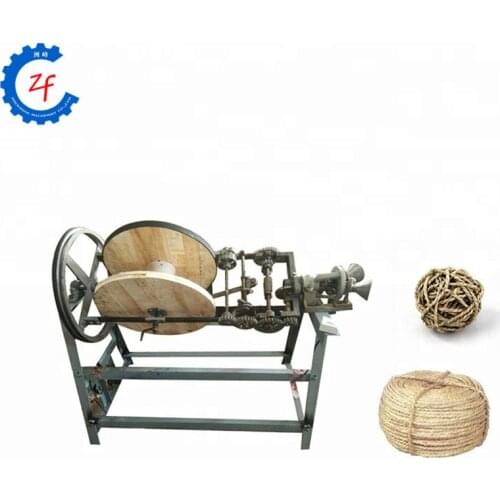 Wheat straw rope making machine grass rope plaiting machine rice straw rope winding machine