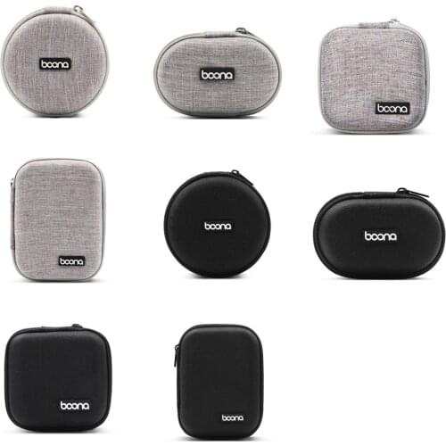 Electronics Cables Organizer EVA Waterproof Shockproof Case Bag for Portable Cable Charger Earphones U Disk Coins Keys