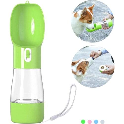 Portable Pet Dog Water Bottle For Small Large Dogs Travel Puppy Cat Drinking Bowl Outdoor food Dispenser Feeder Pet Product