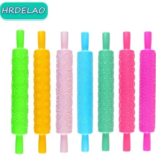 37cm Slimes Creativity Pattern Rolling Play Dough Tools Soft Clay Accessories Plasticine Educational toys for children Kids Gift