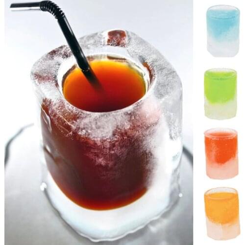 Silicone Ice Cube Glasses Mold Maker Tray Makes Shot Mould Novelty Gifts Drinking Tool Summer Popular Candy Bar Party Freeze