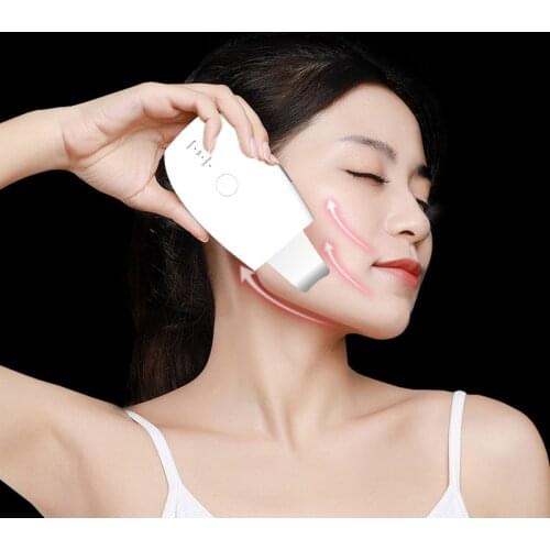 Ultrasonic Scrubber Deep Cleaning Cavitation Peeling Facial Peeling Ultrassonico Spatula Exfoliating Beauty Instrument Skin Care