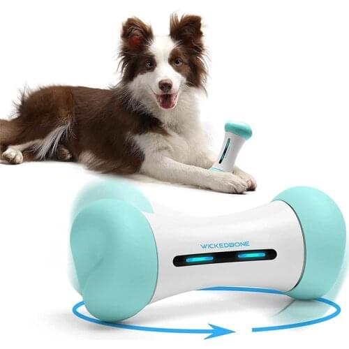 2021 Newly Dog Toy Interactive Emotions WICKEDBONE Smart Pet Bone APP Control Pet Silicone Wheels