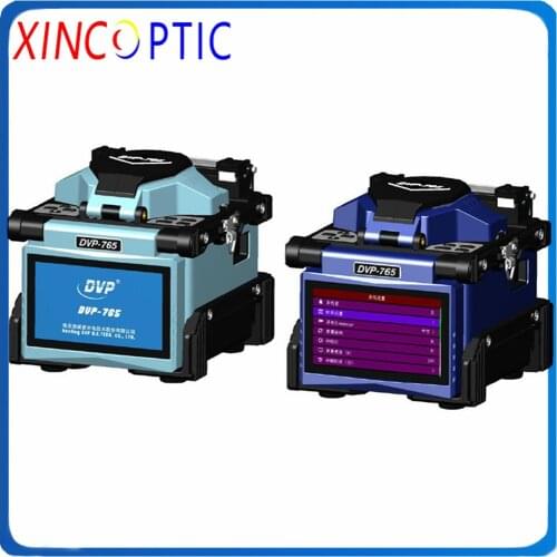 DVP 765 Fusion Splicer FTTH Fiber Optic Welder DVP765 Fusion Machine DVP-765 Multi language Fiber Optic Welding Splicing Machin