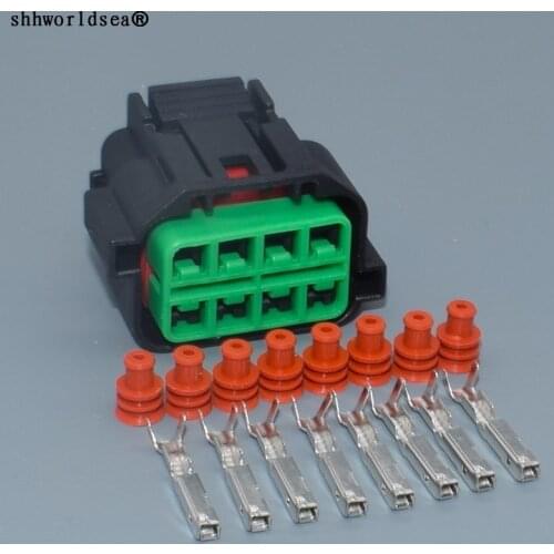 Worldgolden 8 Pin Female Automotive Headlight Plug Socket For KIA K2 K3 K5 HYUNDAI HP066-08021