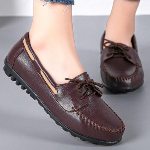 Womens Flats Lace Up Nurse Shoes Women 2021 Casual Women Sneakers Shoes Flat Outdoors Walking Moccasin Woman Zapatos De Mujer