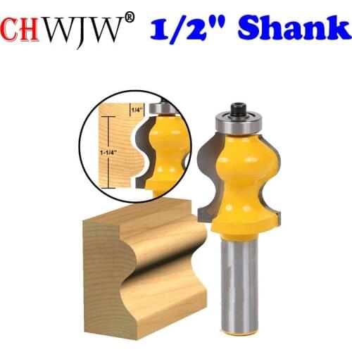 1PC Jewelry Box Foot Mold Router Bit - 1/2" Shank Line knife Woodworking cutter Tenon Cutter for Woodworking Tools