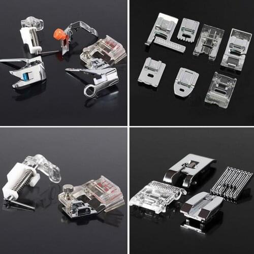 32pcs Sewing Machine Presser Foot Feet Kit Set With Box Brother Singer Janom Sewing Machines Foot Tools Accessory Sewing Tool
