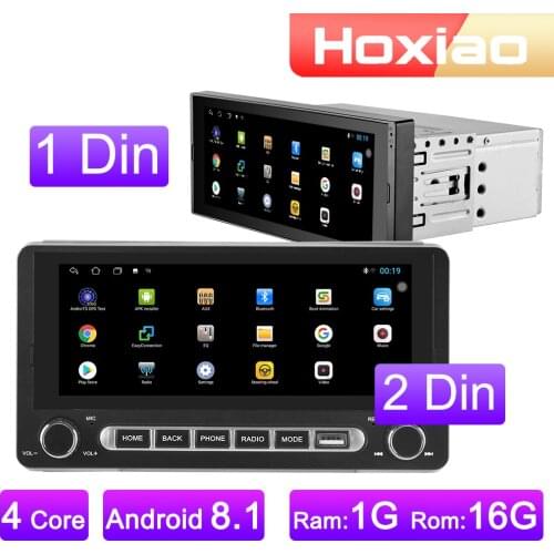 1DIN 2 Din Car Radio multimedia video player For Nissan Hyundai Kia toyota LADA Ford navigation GPS audio 2din Android
