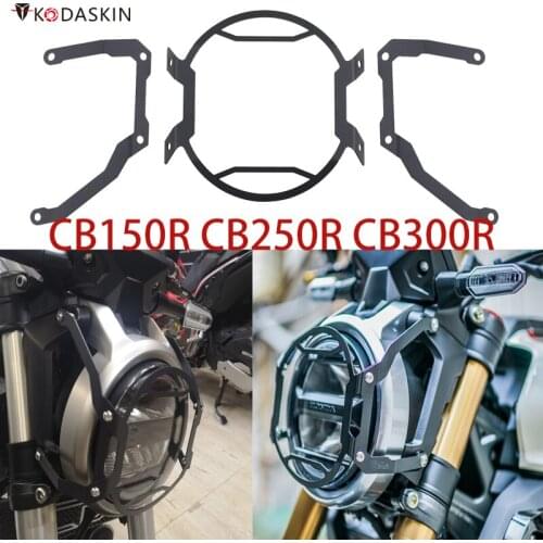 CB300R Motorcycle Headlight Grill Guard Lamp Cover Protector for Honda CB150R CB250R CB 150R 300R CB 150 250 300 R 2017-2020