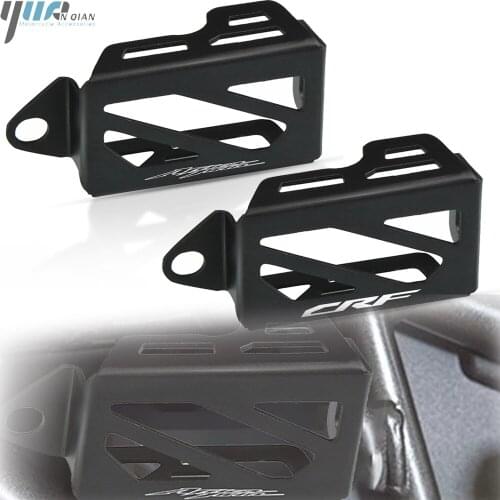 CRF1000L Front Brake Fluid Reservoir Guard Protective Cover For HONDA CRF 1000 L Africa Twin 2016 2017 Motorcycle Accessories