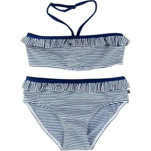 8-16years Children Swimwear Stripe Girls Swimwear Kids Biquini Infantil Swimsuit Bikini Girl 2020 New Summer Bathing Suit