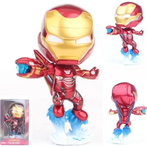Disney Marvel Avengers Infinity War Thanos Iron Spider Captain America Black Panther Hulk Hulkbuster PVC Action Figure Toys