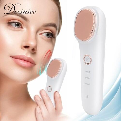 Hot Cold Hammer Face Massager Handheld Massager Electric Face Deep Cleansing Vibration Anti-Wrinkles Pore Cleaning Lifting Tool