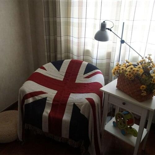 GY4043 Flags Geometry Blanket Sofa Decorative Slipcover Stitching Rug Tapestry Carpet Home&Living